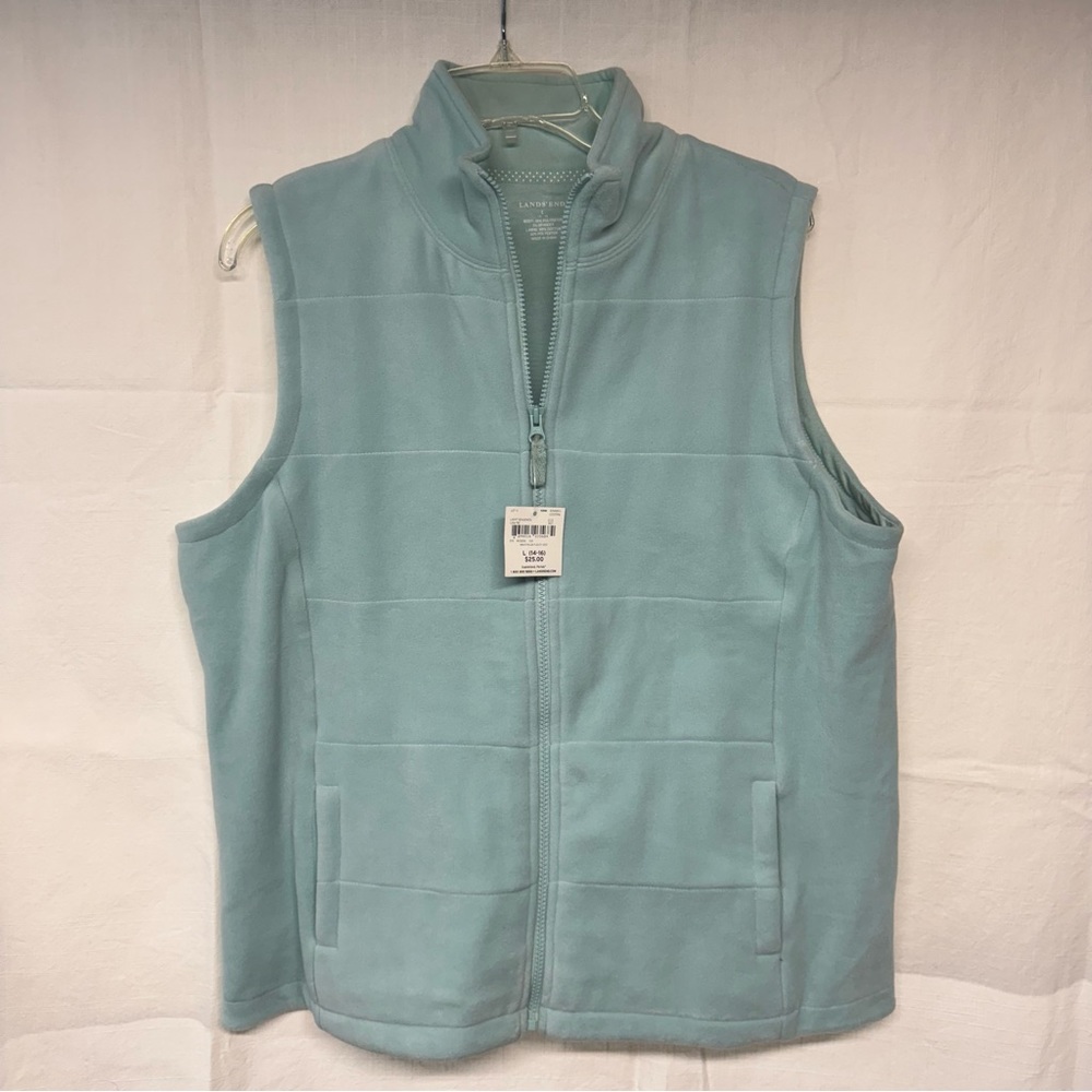 NWT Mint plush fleece vest